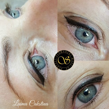 Acu permanents, lainers ar Nude ēnošanu