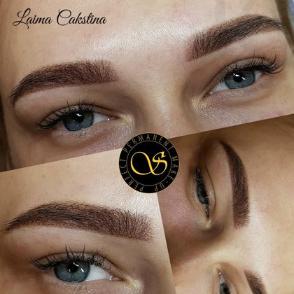 Перманент бровей ,легкая техника Airy Powder