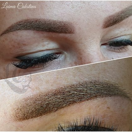 #uzacupermanents#Перманентный макияж бровей ,сразу после процедуры