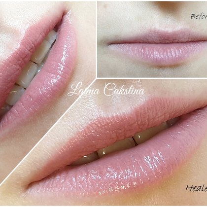 #permanentaisgrims#Перманентный макияж  губ, после заживления
