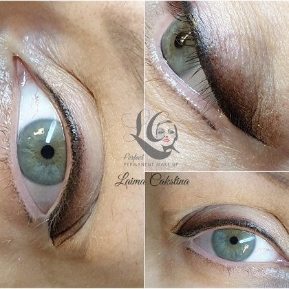 #acumikropigmentācija#Микропигментация глаз ,стелочка с растушевкой нюд