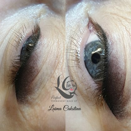 #acupermanents#Перманентный макияж глаз, растушевка век