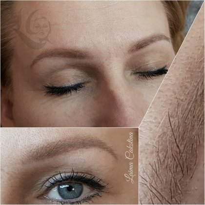 Брови зажившие, авторская техника Airy Powder