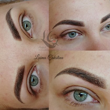 #uzacumikropigmentācija#immediately after