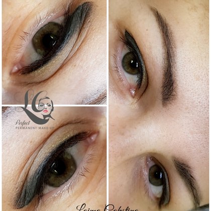 Eyes and brows permanent makeup. All healed!
