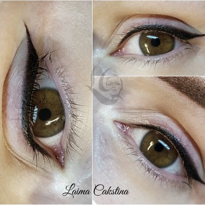 Eyeliner#permanent#immediately after