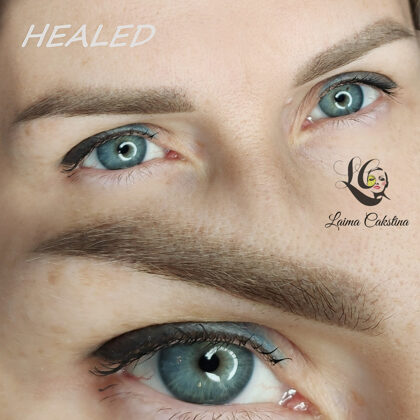 #mikropigmentacija##uzacumikropigmentācija##healedeyebrows