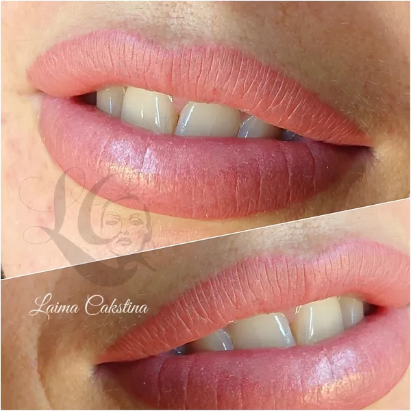 #lūpumikropigmentācija#Tempera lips uzreiz pēc procedūras