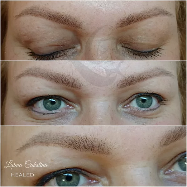 Брови зажившие, авторская техника Airy Powder