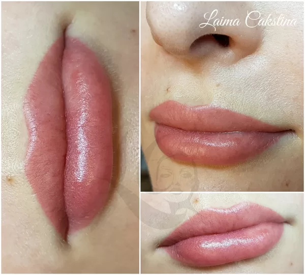 Lips permanent makeup. Tempera Lips nude