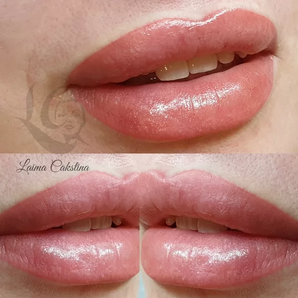 #lūpupermanents# Tempera Lips immediately after