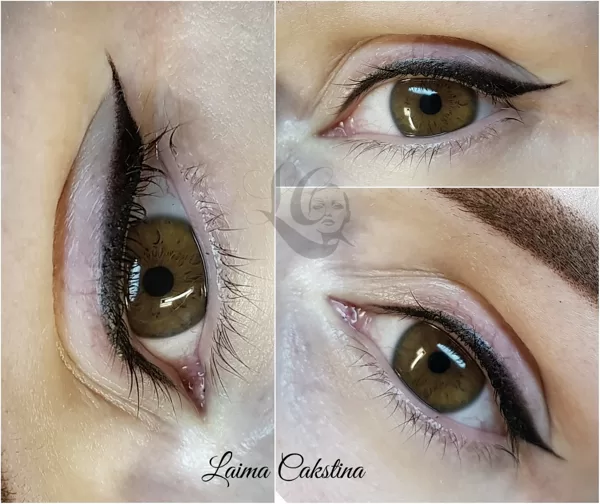 Eyeliner#permanent#immediately after