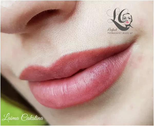 Lips micropigmentation. Tempera Lips nude. 