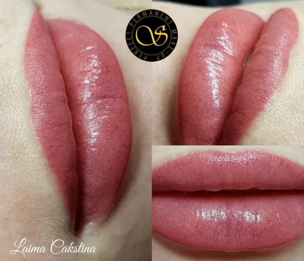 Permanent makeup lips