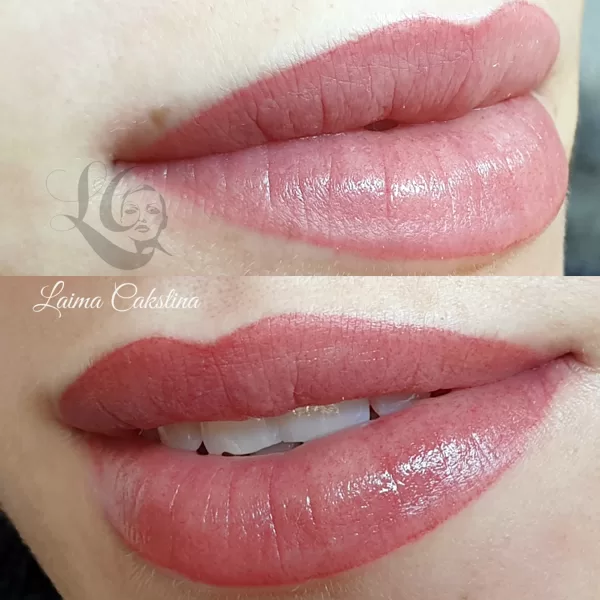 #permanentaisgrims#Tempera Lips immediately after