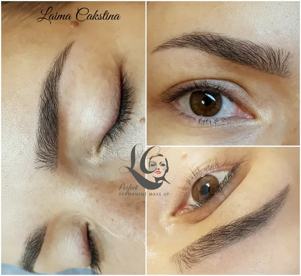 Permanent makeup! Eyebrows healed!