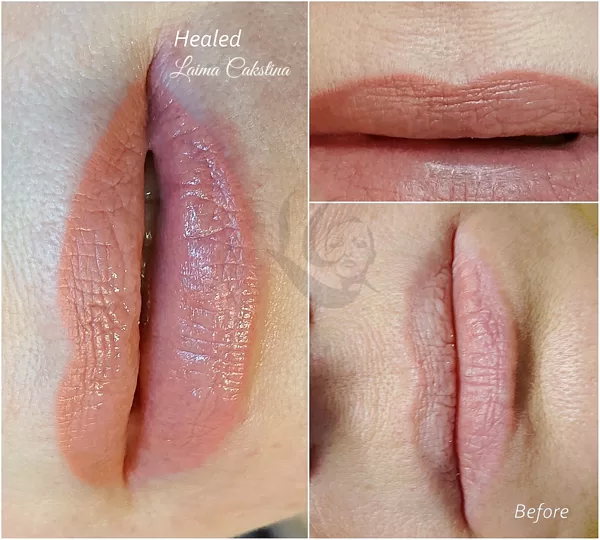 #lūpupermanentaisgrims# Tempera Lips healed